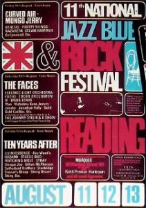 Reading Festival poster.