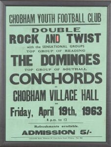 1963 poster for Chobham Youth Football Club.